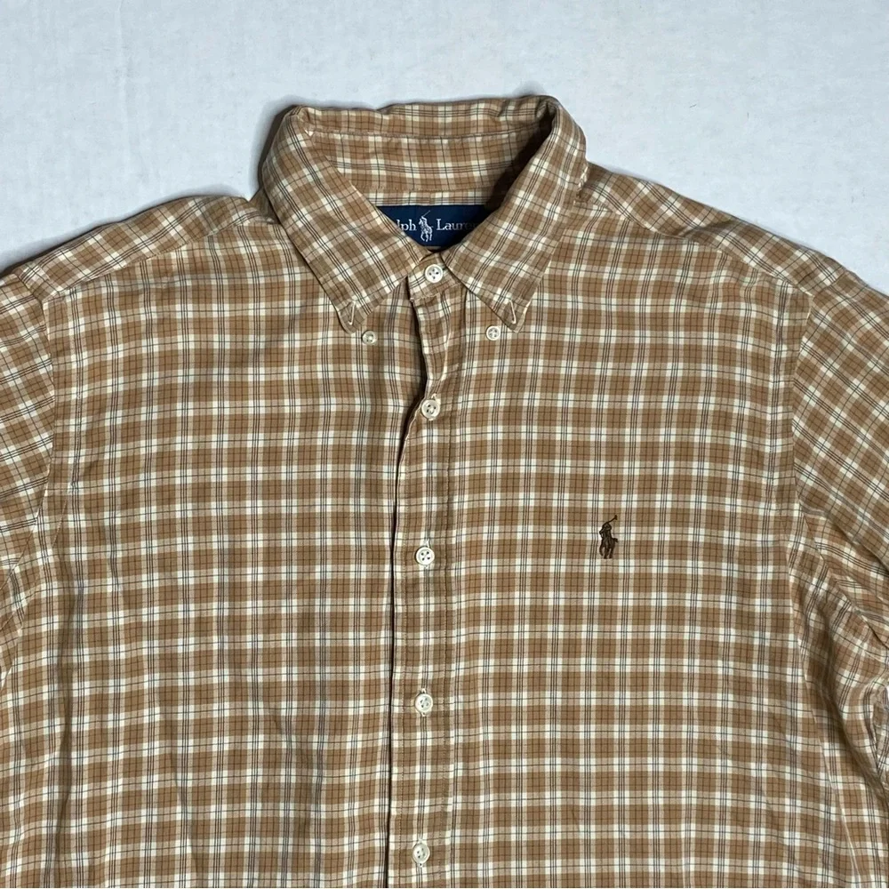 Polo Ralph Lauren Brown Button Down Shirt